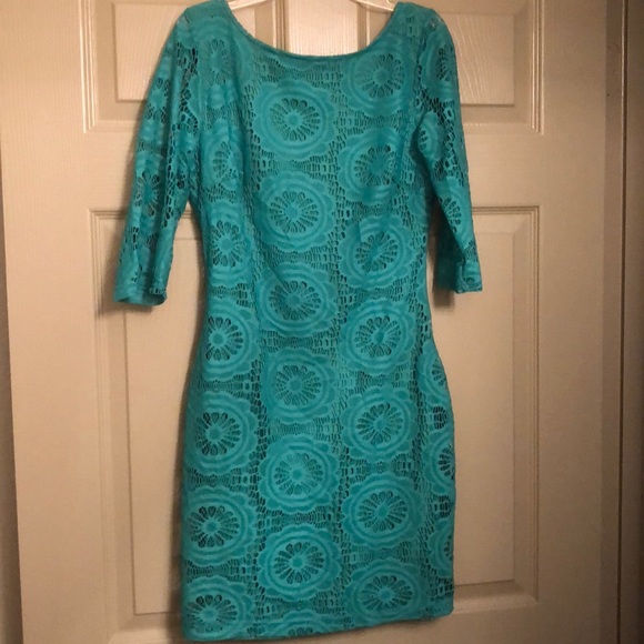 Turquoise dress - Picture 3 of 3